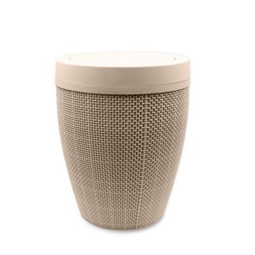Bathroom Bin Fiber 7L Beige