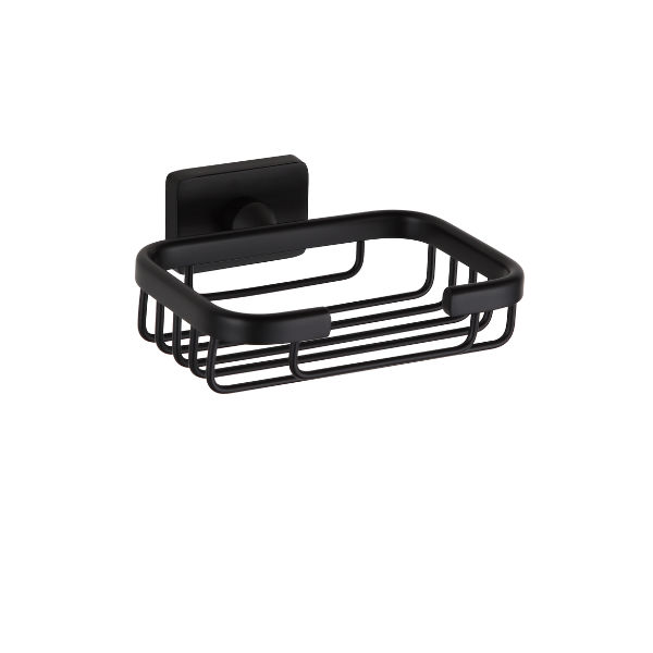 B/A SOAP BASKET - MATT BLACK - SQUARE