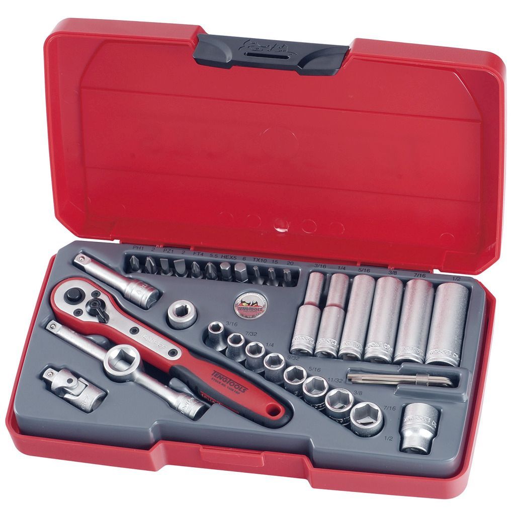 35PC 1/4 inch Drive Socket Set AF