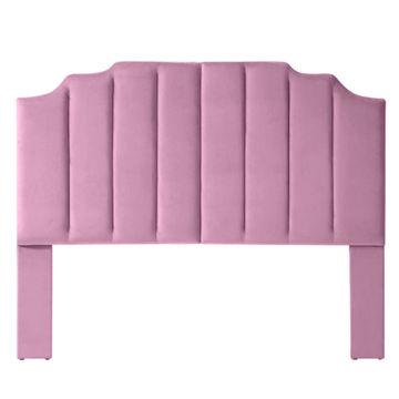 Seraphina Velvet Headboard Three Quarter Pink