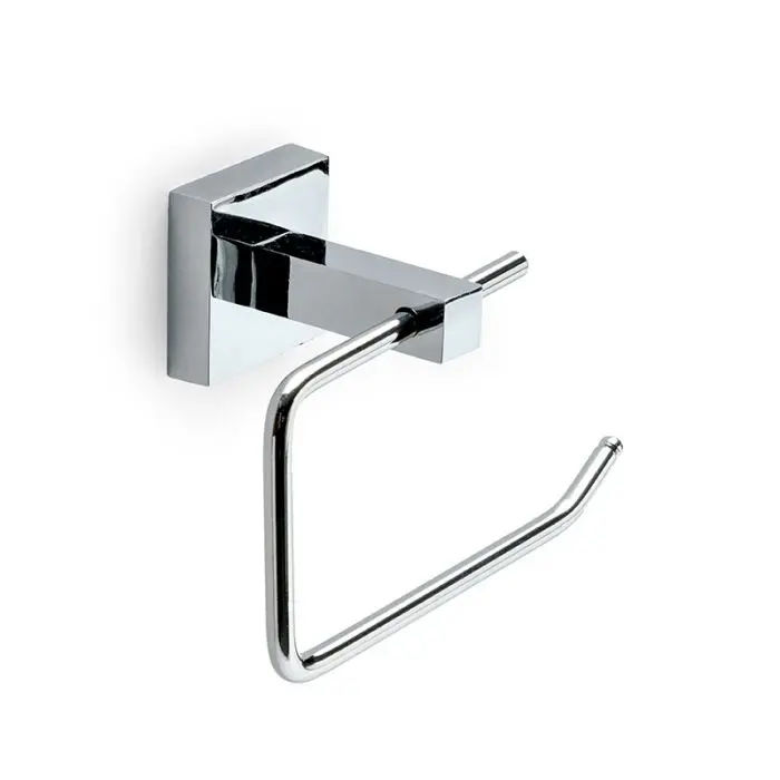 Woodly Toilet Roll Holder, Chrome Plated