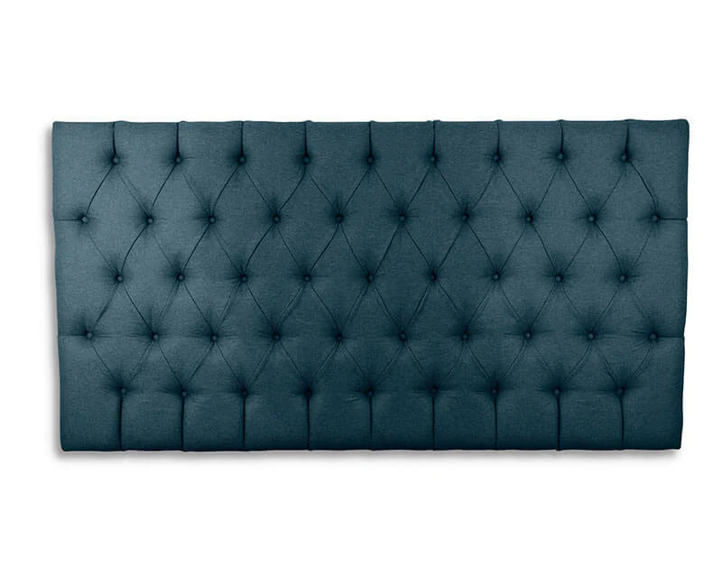 Ella Deep Buttoned Velvet Headboard - King