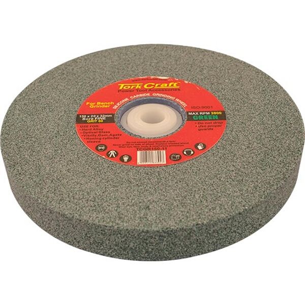 Grinding Wheel 150X20X32Mm Bore 60Gr W/Bushes For B/G Green