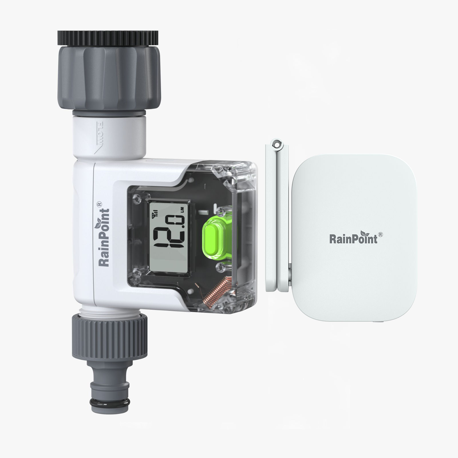 RainPoint Wireless Smart Wi-Fi Water Flow Meter Wi-Fi Hub