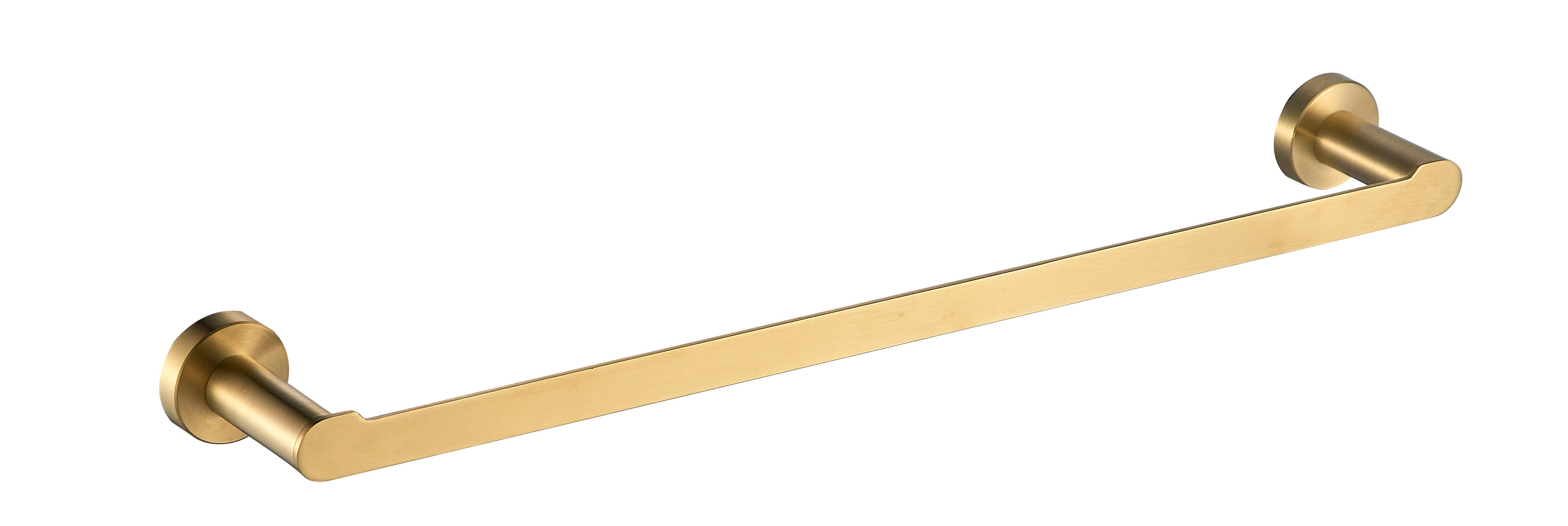 MILAN BRUSHED BRASS TOWEL BAR 600MM