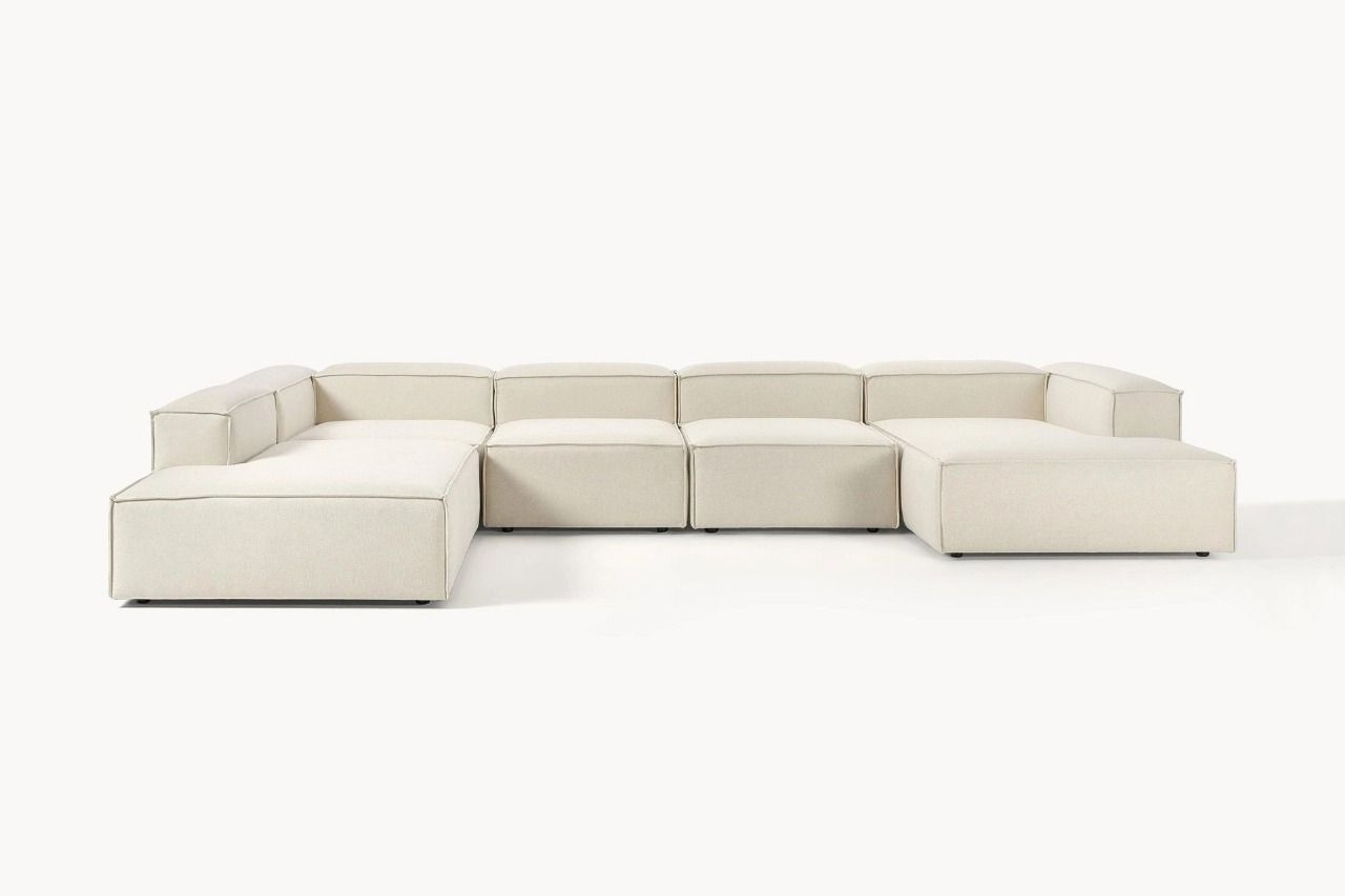 The Frid Linen Extra Sofa