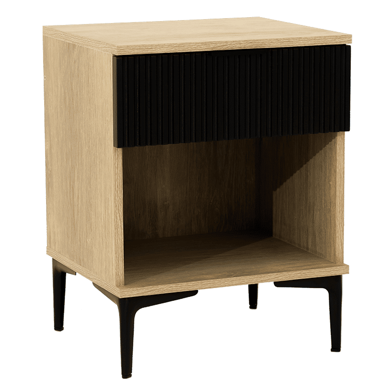 Nova Pedestal Oak & Black