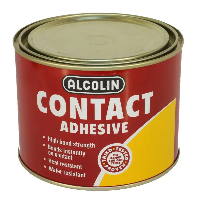 Alcolin Contact Adhesive 1L — Strong Multipurpose Glue for Wood, Laminates & More