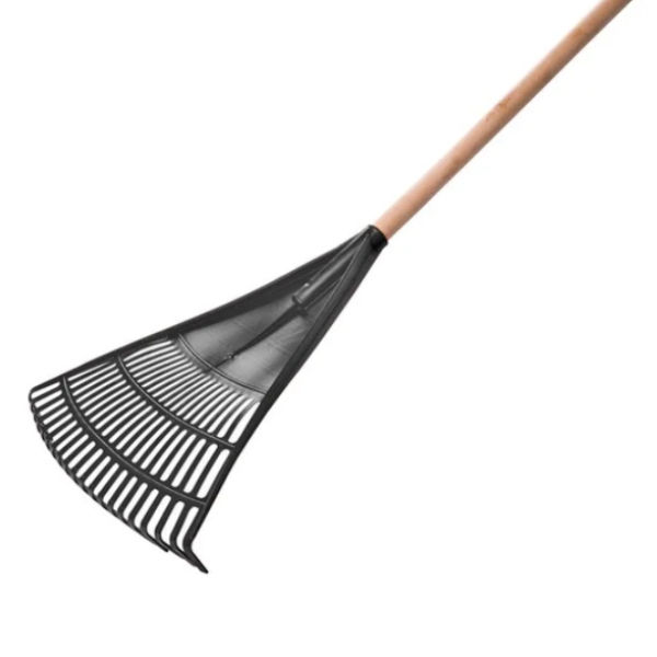 Home Hub Gardening Rake - Black
