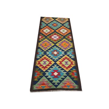 Stunning Afghan Maimana kilim 200 X 67 cm