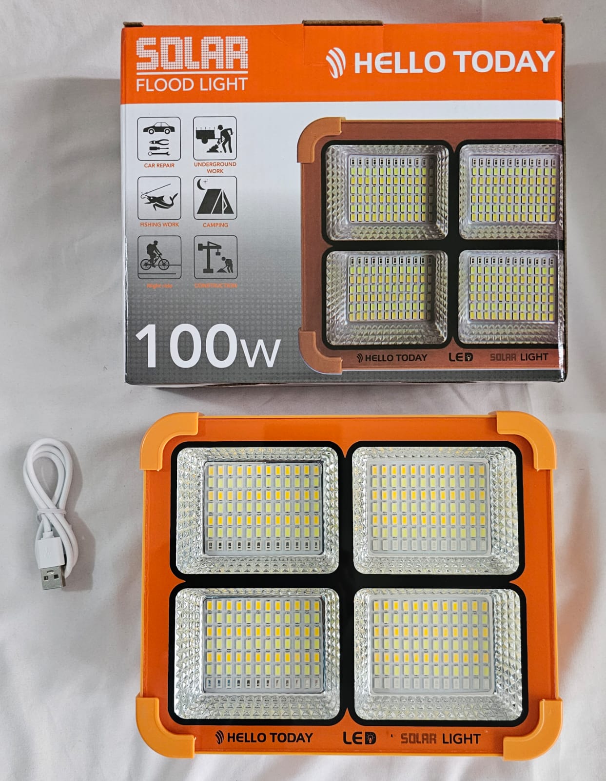 Portable Solar 100Watt Floodlight