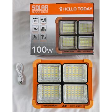 Portable Solar 100Watt Floodlight
