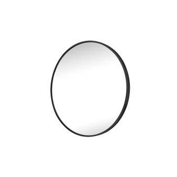 Paramount Mirrors & Prints - Round Aluminium 600 Mirror - Black