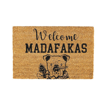 Madafakas Coir Doormat Design 700 x 400 mm