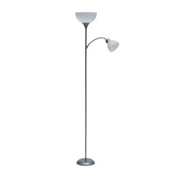 Vividitto - Bova Grey Metal 2 White Shade 182cm H