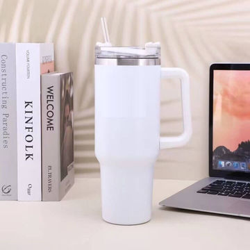 Stainless Steel Vacuum Flask with Straw 1.2L