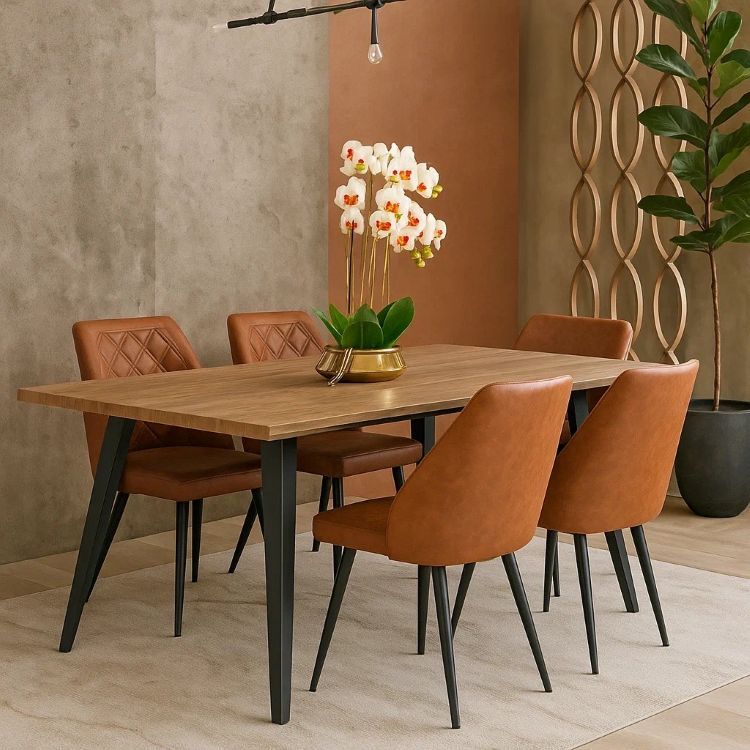 KC FURN Luna 4 Seater Dining Set