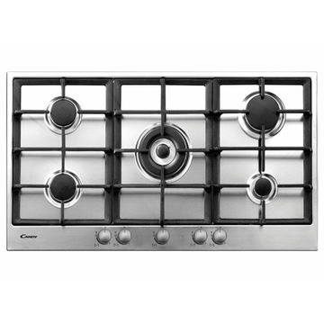 Candy 90cm Idea Frontal Gas Hob with Wok & Cast Iron Pan Supports