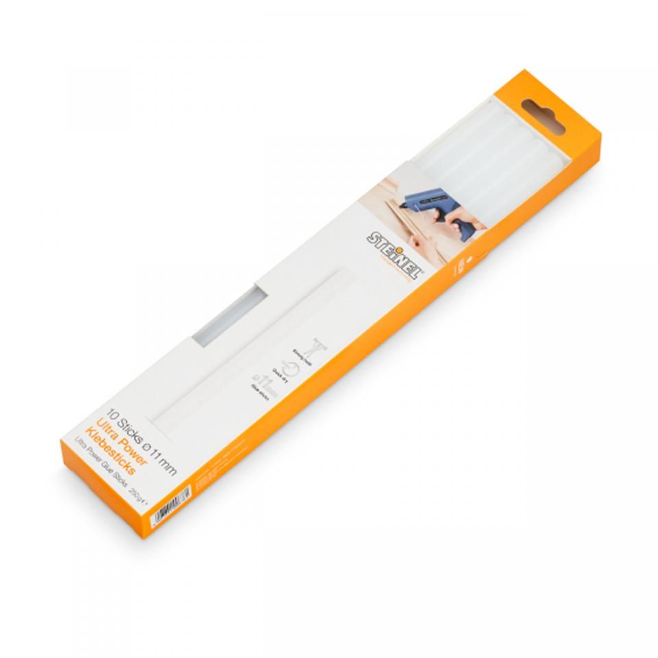 Steinel - 10 Ultra Power Glue sticks Ø 11 mm (300 g) -  German Quality