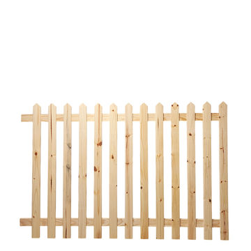Wooden Picket Fencing 1800 x 1200 x 16 Untreated