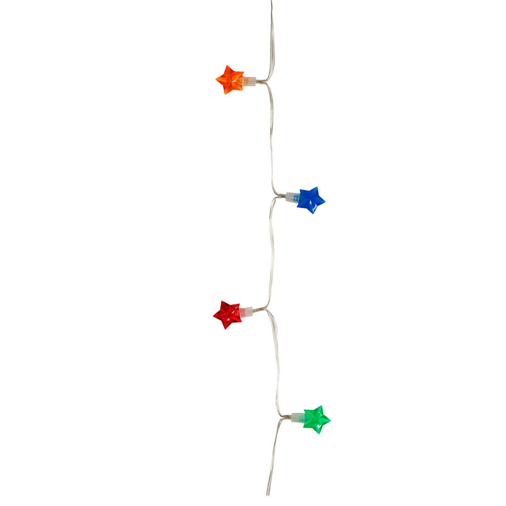 LED - Star Light String - Mulitcolour - Battery Operated - 4 Pack