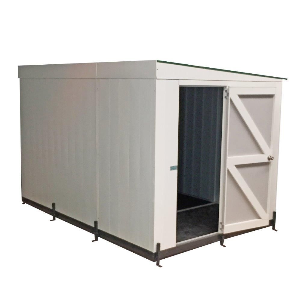 TILLEY 2,4M X 3,5M FLAT ROOF GARDEN SHED
