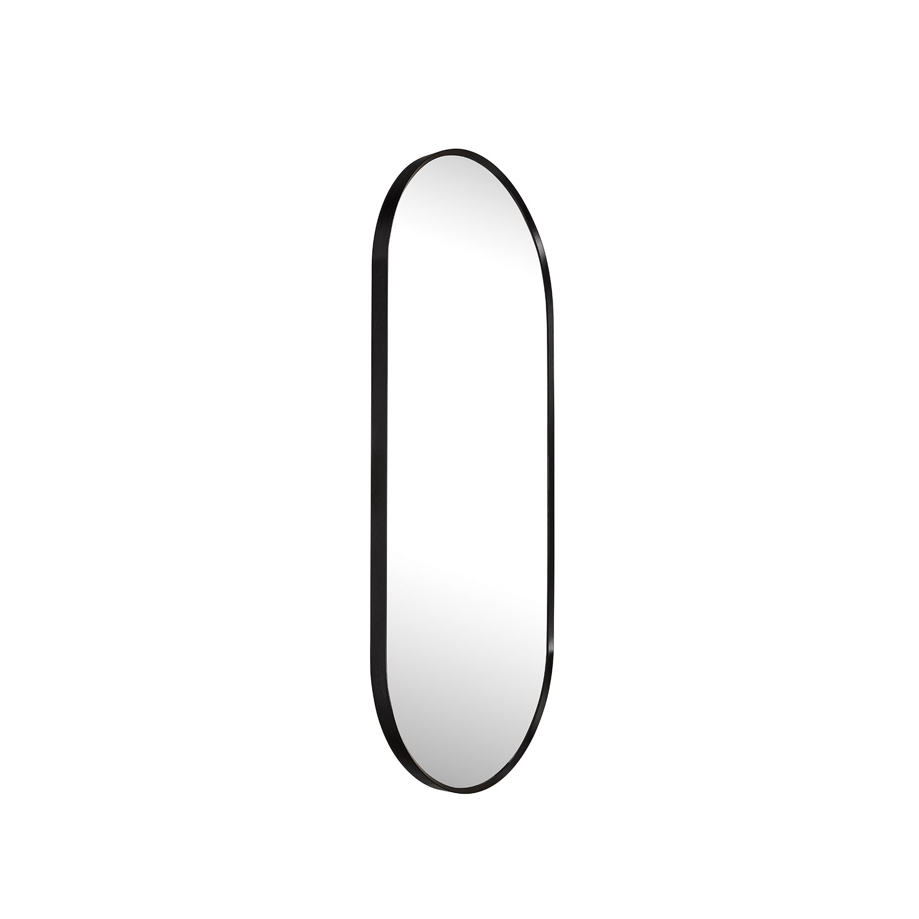 Paramount Mirrors & Prints - Slanted Pill Framed Aluminum Mirror