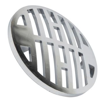 Bulk Pack x 20 Shower Trap Grid Only Chrome Plated Plastic