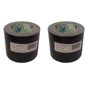 AVAST Duct Tape Black 48mm x 5m ( 2 Pack )