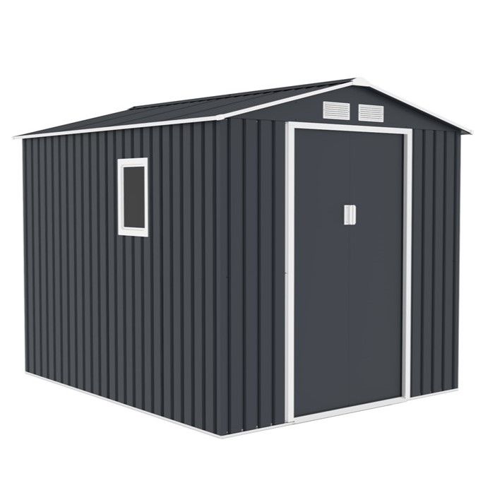 FDB Metal Shed Archer Plus C-2 Grey 213x259x205cm