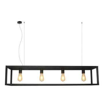 Eurolux Radiant Pendant 4LT Metal Black E27 4x60w