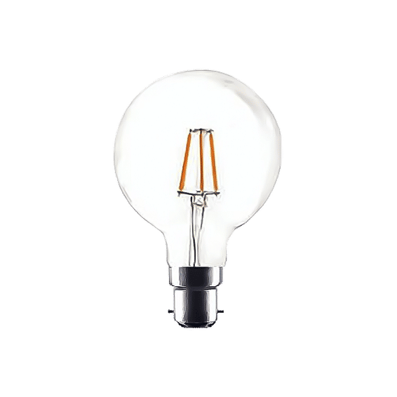 220-240VAC 4W LED BALL BULB B22 BASE COOL WHITE