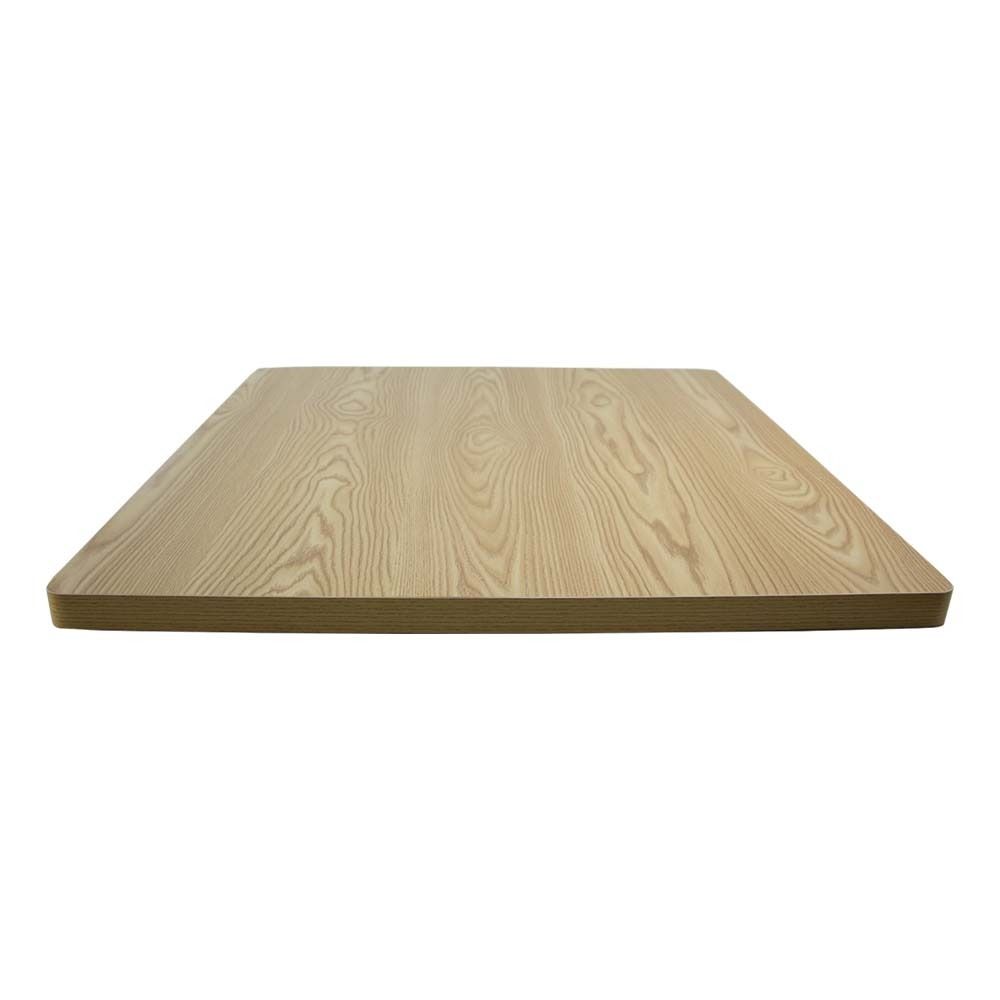 Vividitto - Square Cafe Table Top 80cm (MDF) - Light Ash