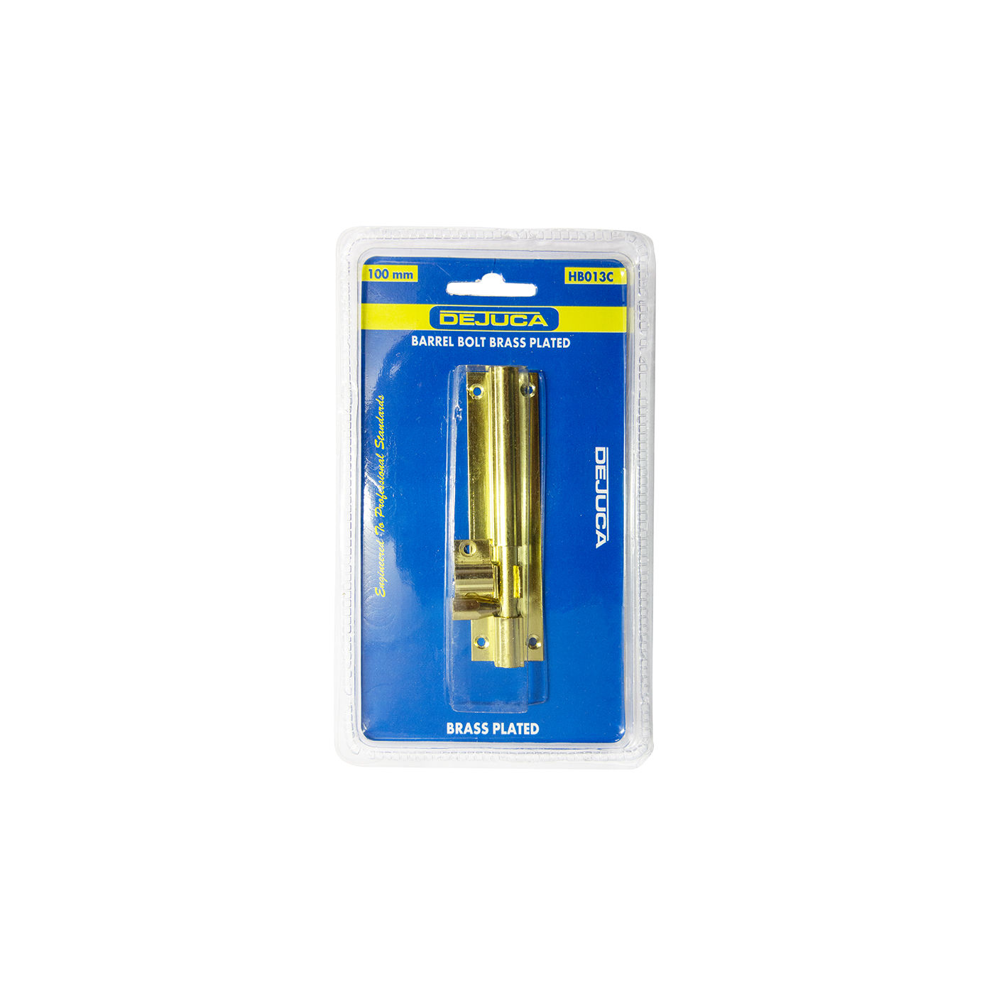 Dejuca - Barrel Bolt - Bp - 100mm - 1/Card - 4 Pack