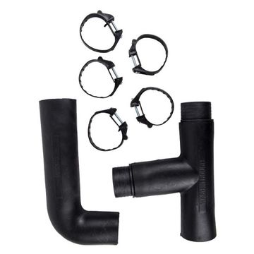 Double Bowl Rubber Sink Trap - 38 x 300mm