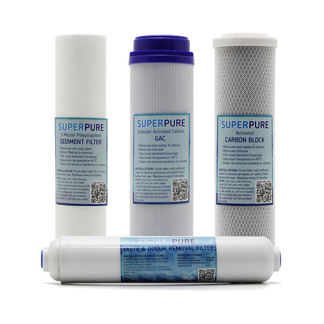 SUPERPURE 5 Stage Pre-filter Replacement Cartridge set (excl membrane)