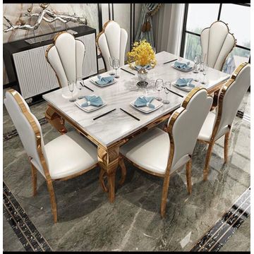 6 Seater Vintage Rosa Dining  Set