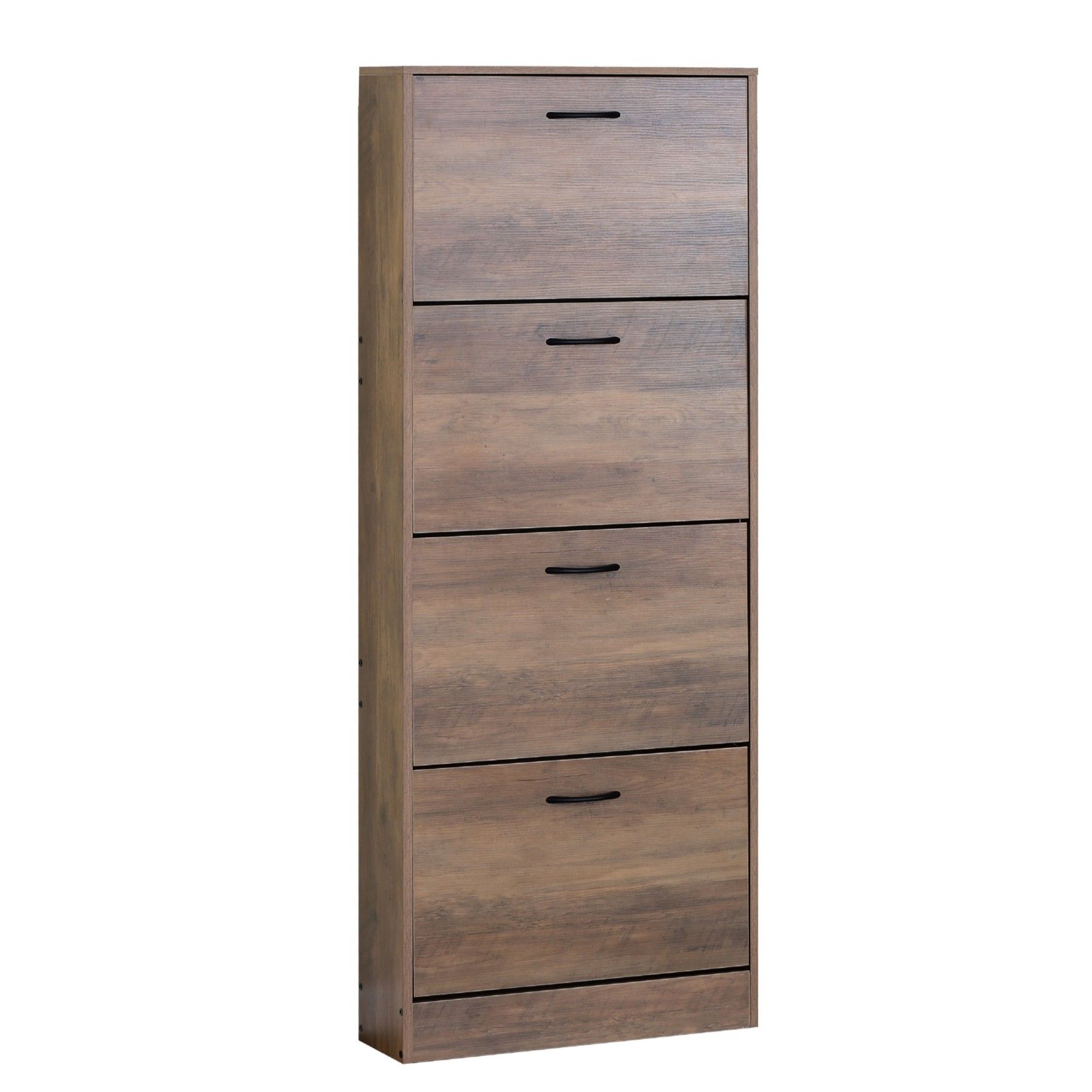 Home Pro – Bergarro 4-Tier Shoe Cabinet (Elm)