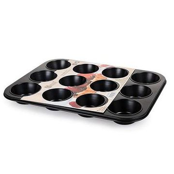 Muffin Pan - Non-Stick - 12 Hole - 3 Pack