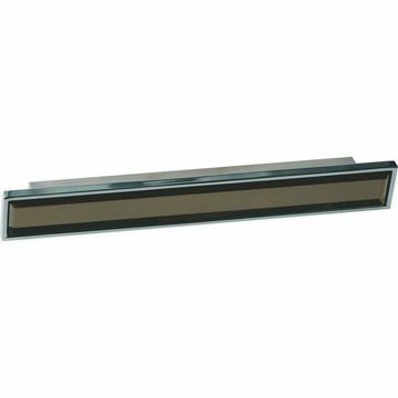 Rectangular glass cupboard handle