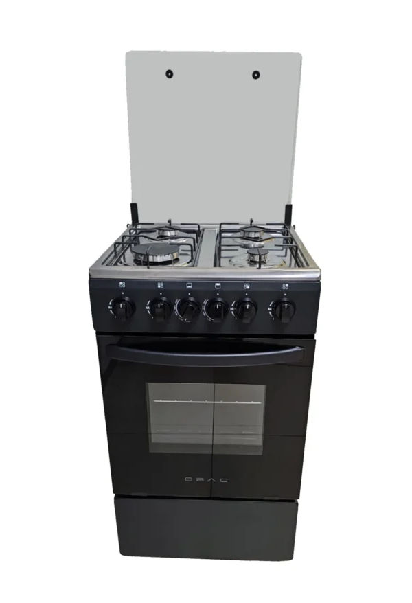 OBAC 50X50 FREESTANDING 4 BURNER GAS STOVE