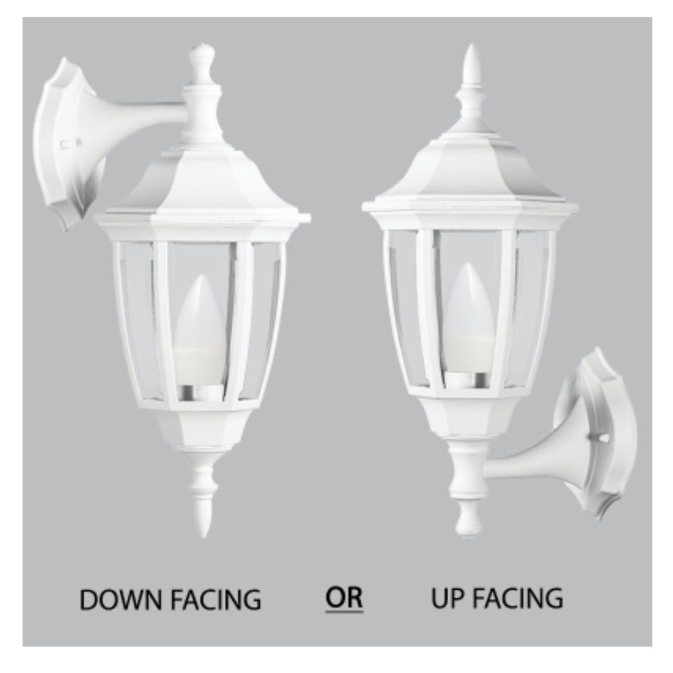 Convertible Up or Down Facing Lantern