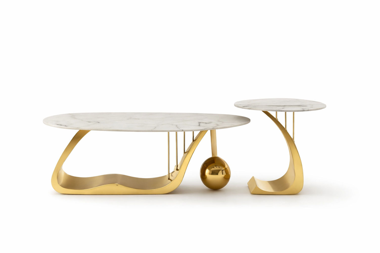 Ziyane Halo Luxe Coffee & Side Table