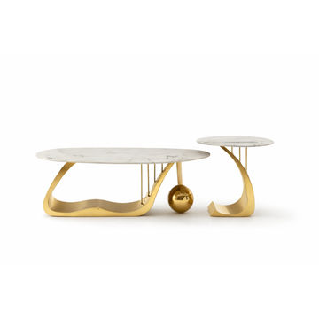 Ziyane Halo Luxe Coffee & Side Table