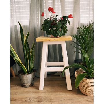 Situlo Kitchen Stool - White