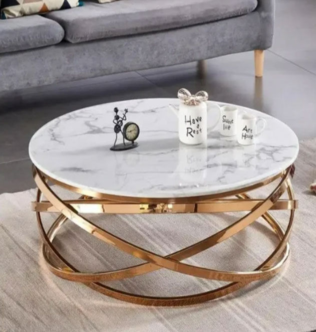 Kesha Marble Coffee Table And Side Table Set