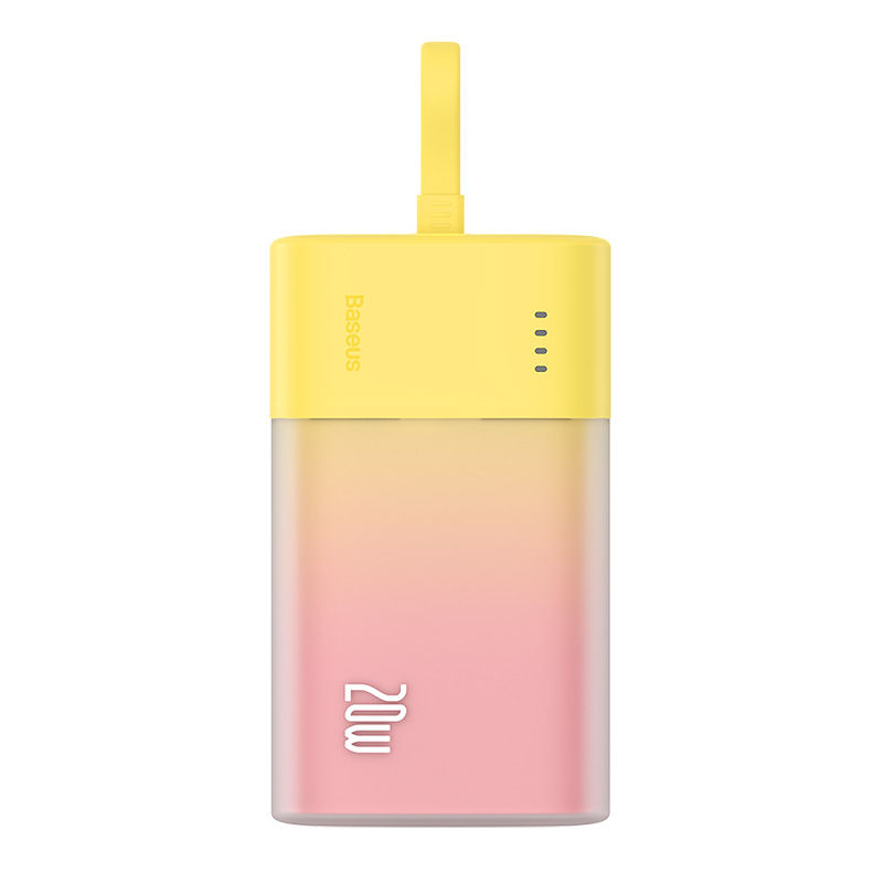 Baseus Popsicle Series 20W Type-C Fast Charging Powerbank 5200mAh - Custard Yellow