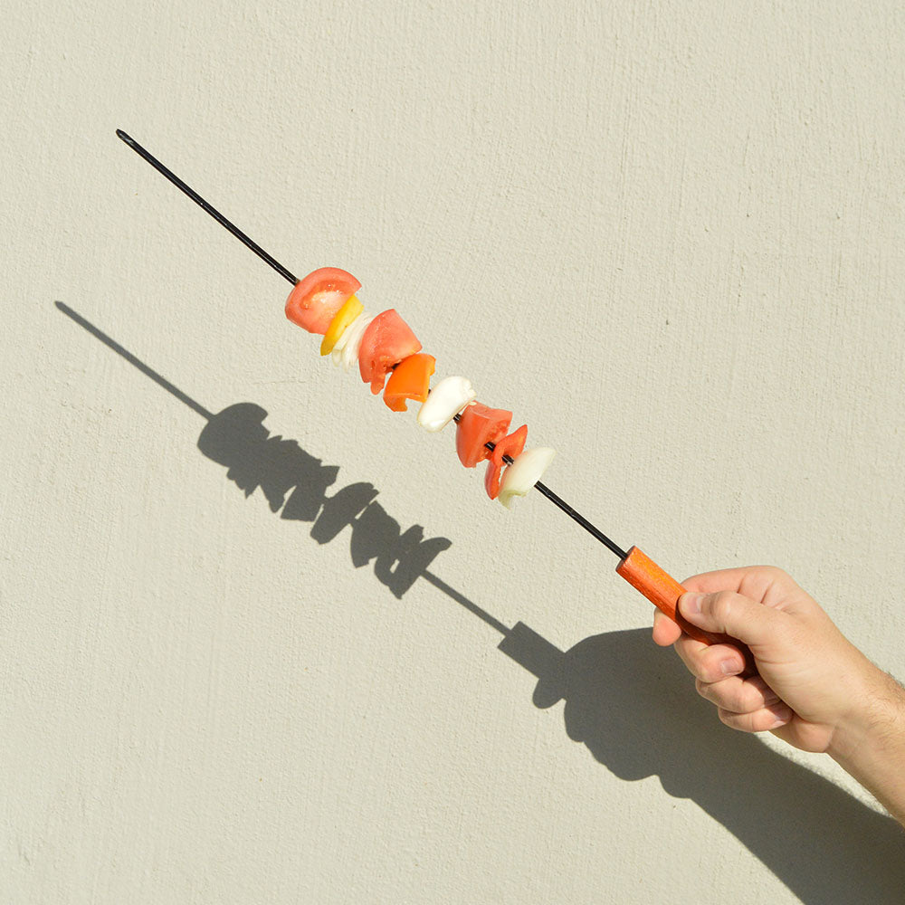 Skewer with Wooden Handles - Non-Stick - Set of 3