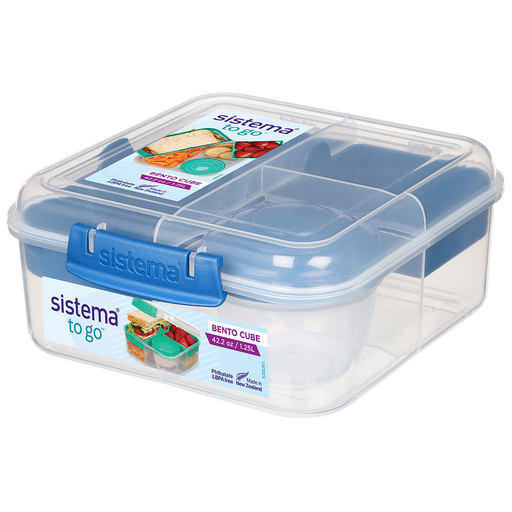 Sistema Bento Cube To Go - Blue