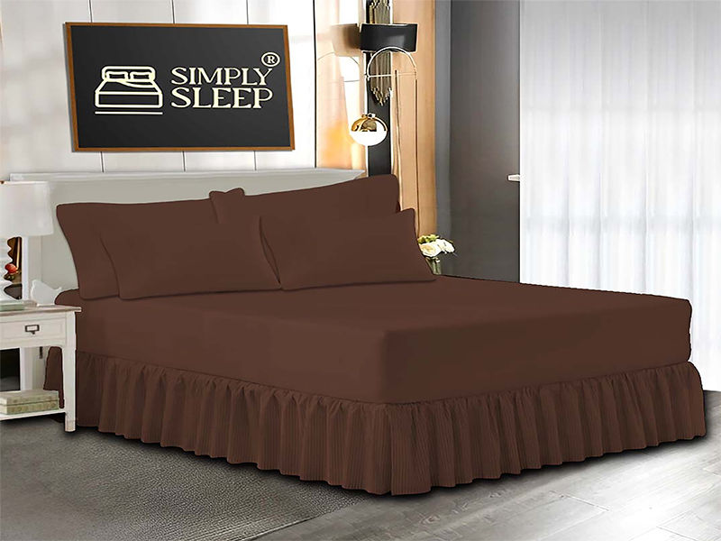 Simply Sleep - Everyday Collection - 05 Piece Combo Set - 90GSM - Tiramisu - King (1pc)